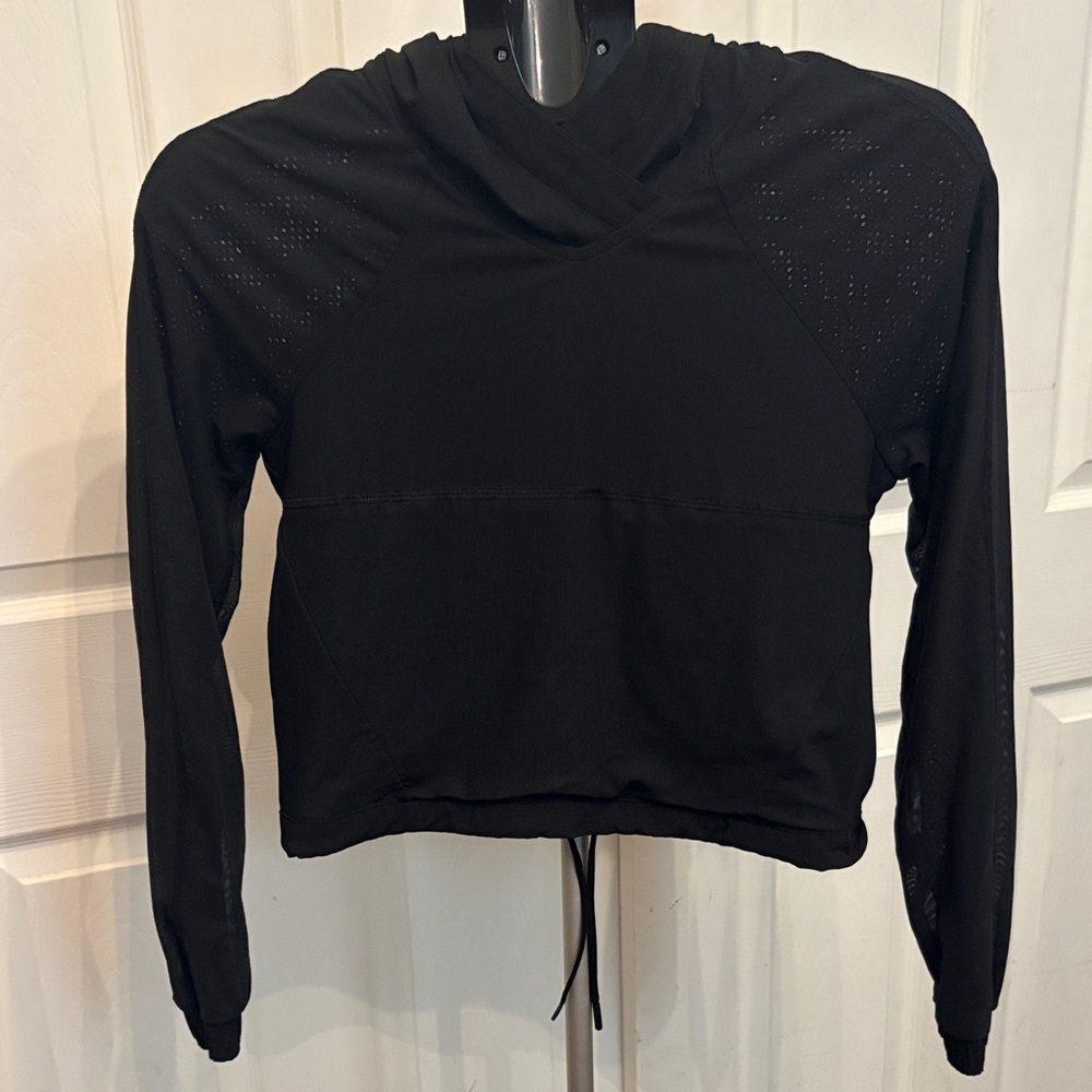 Black Women's Hoodie Top